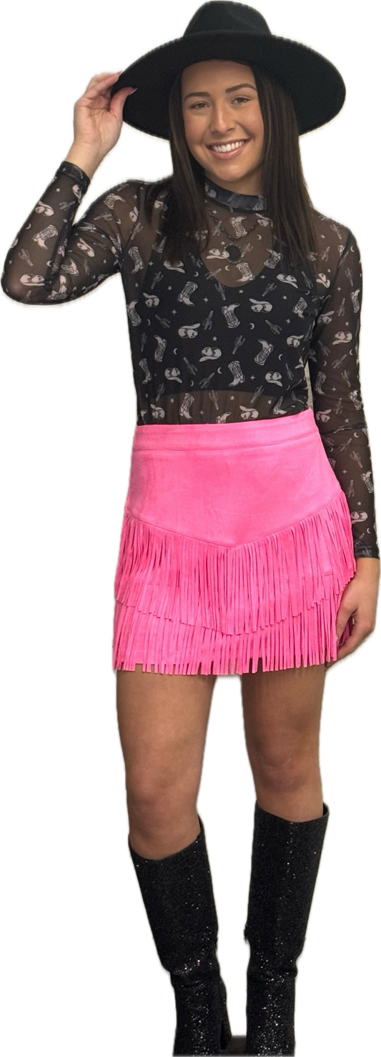 Fort Worth Pink Skirt