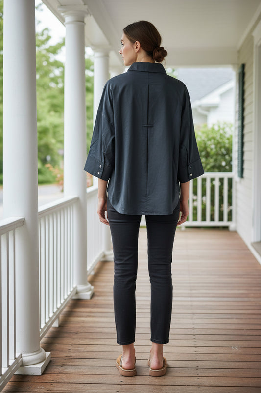 Back Pleat Blouse