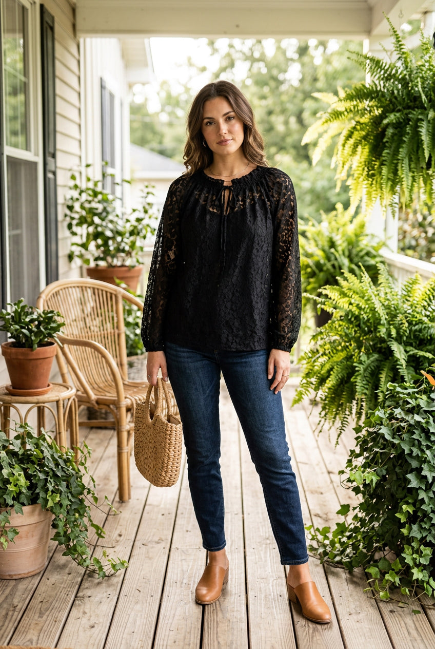 Bohemian V-Neck Blouse