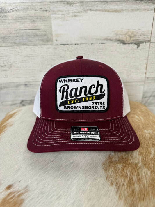 Whiskey Ranch Brownsboro TX Hat