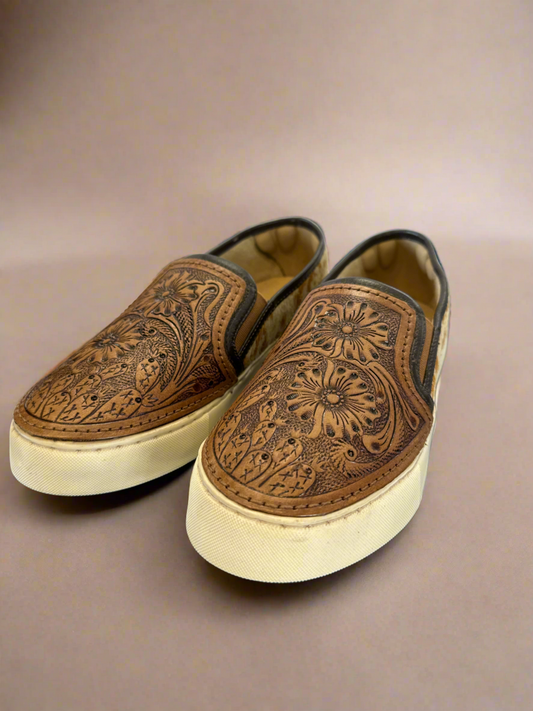 Myra Kryptun Leather Sneakers