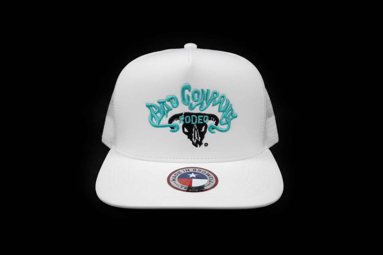 Bad Company White 5 Panel