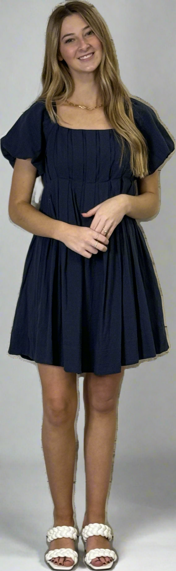 Noel Navy Dress