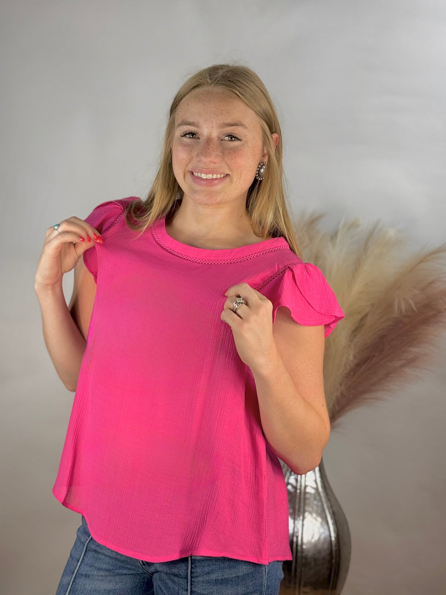 Tulip Button Blouse