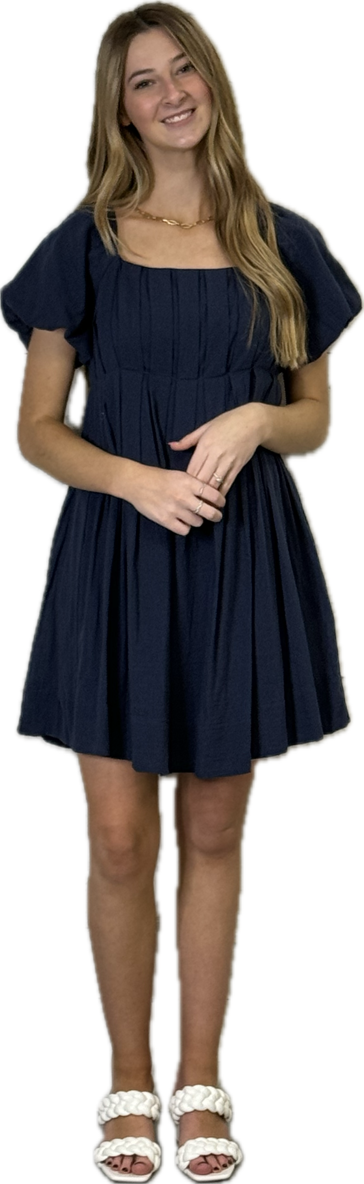 Noel Navy Dress