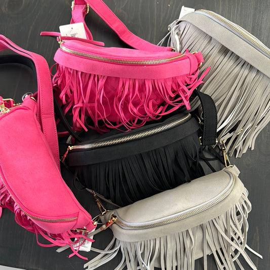 Beth Fringe Burn Sling Bag