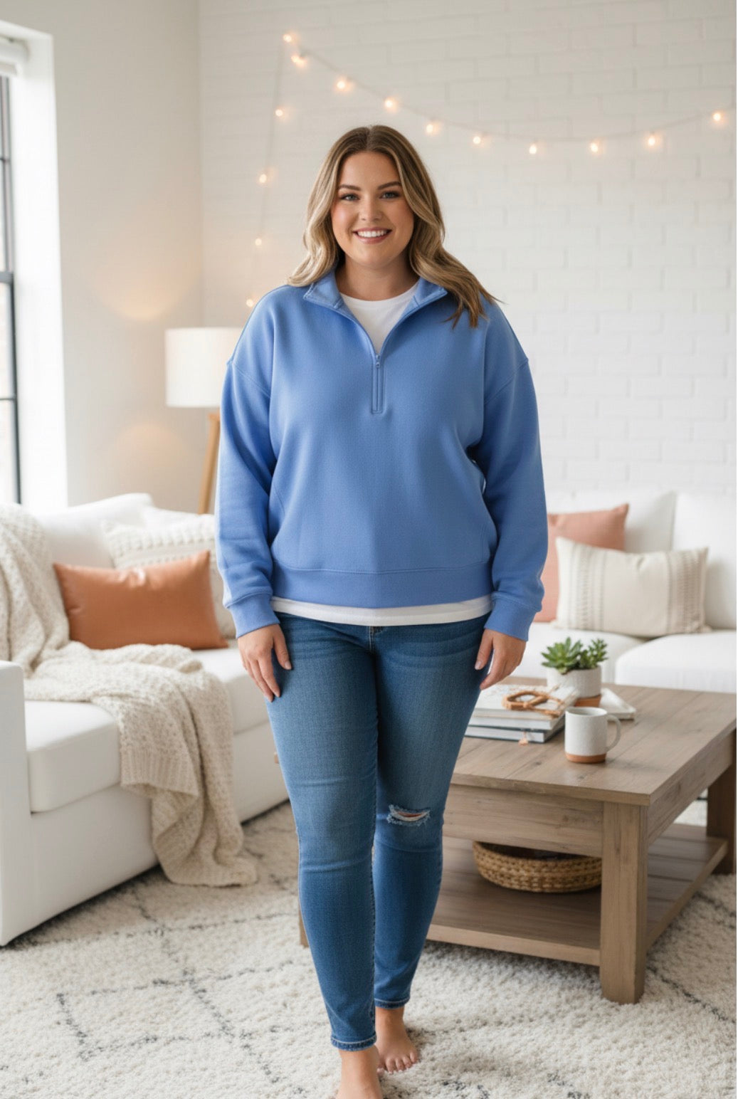 Mary Half Zip