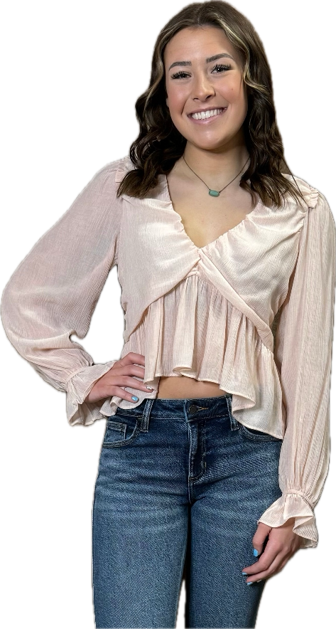 Janelle Ruffle Boho Blouse