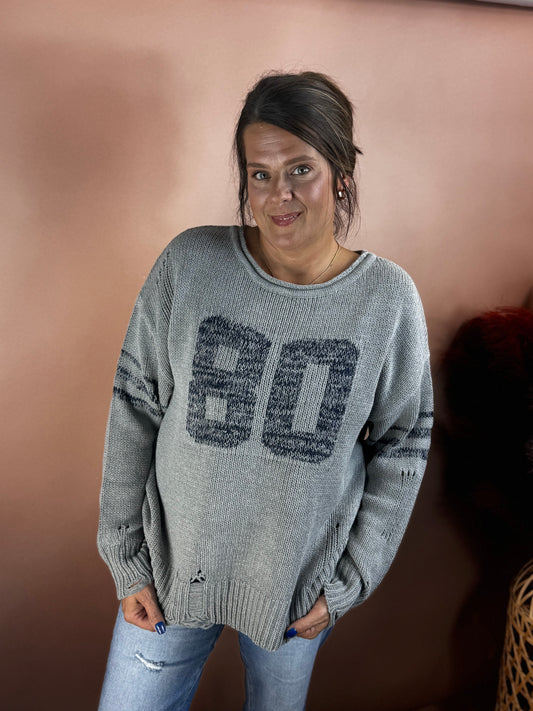 Camryn's Varsity Knit Sweater