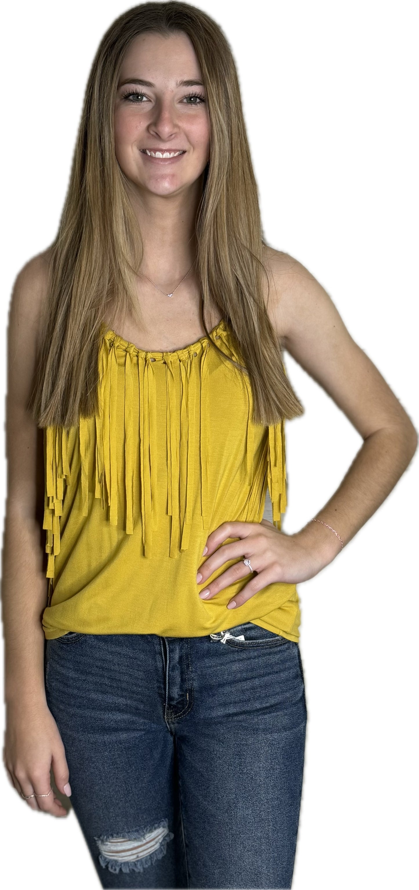 Jolene Fringe Tank Top