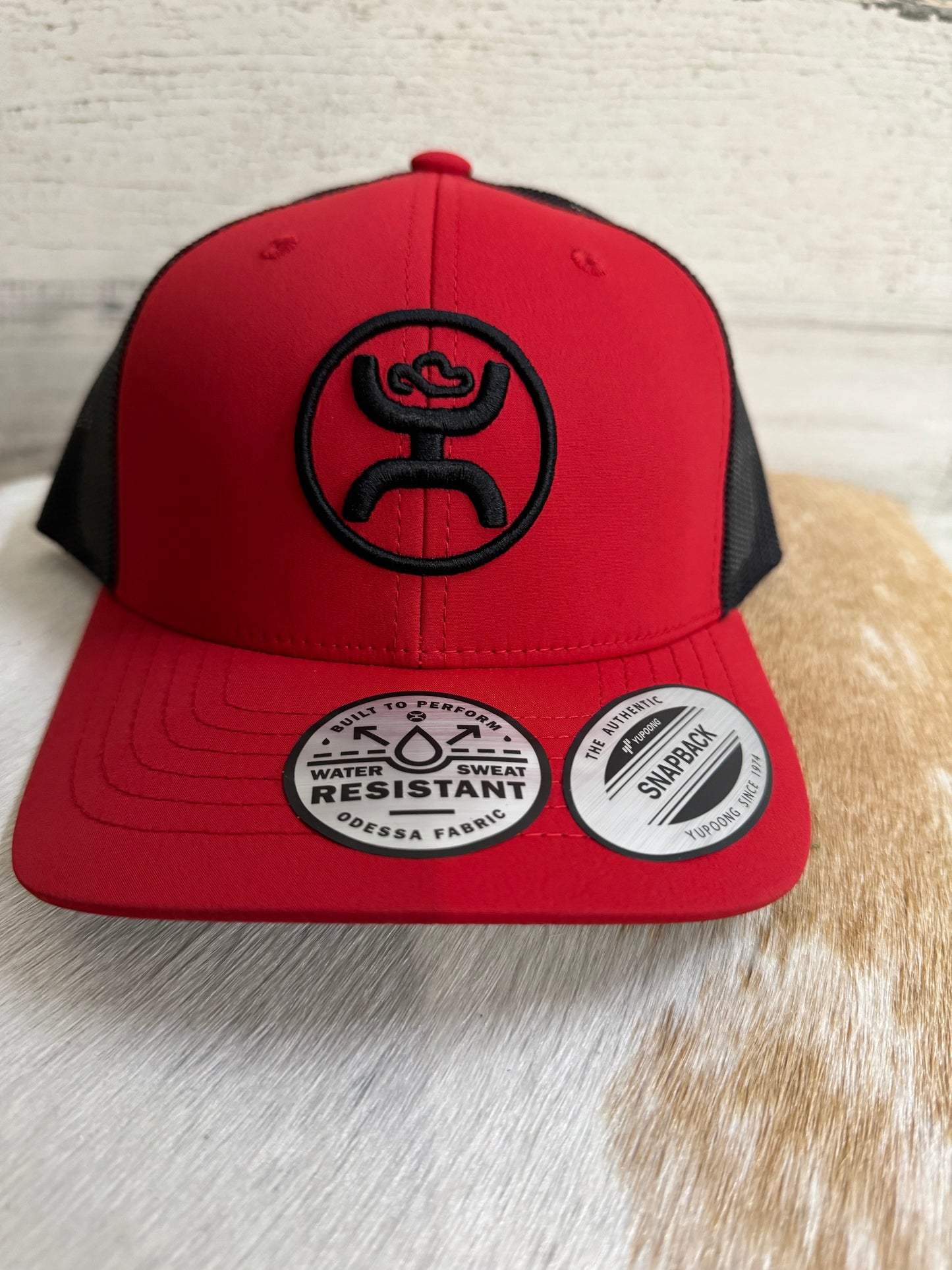 Hooey O Classic Red/Blk Trkr Hat