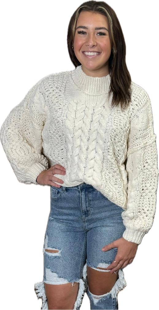 Aliza Chenille Knit Sweater