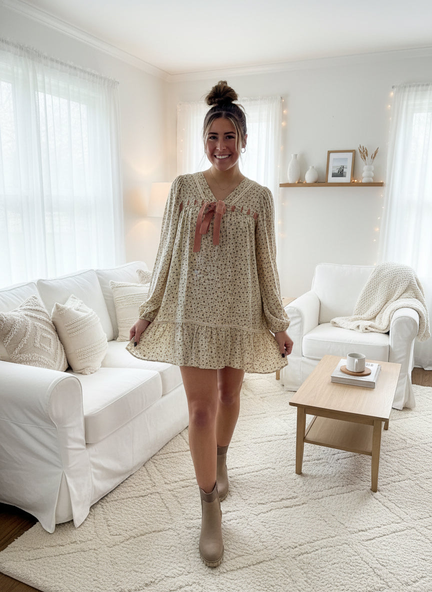 Cam's Champagne Dress