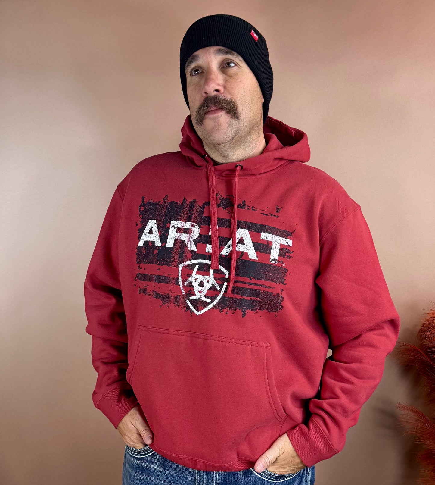 Ariat Mens Flag Hoodie