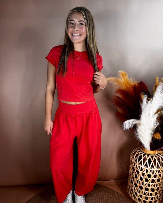 Gigi's Crop T w/Pants Set