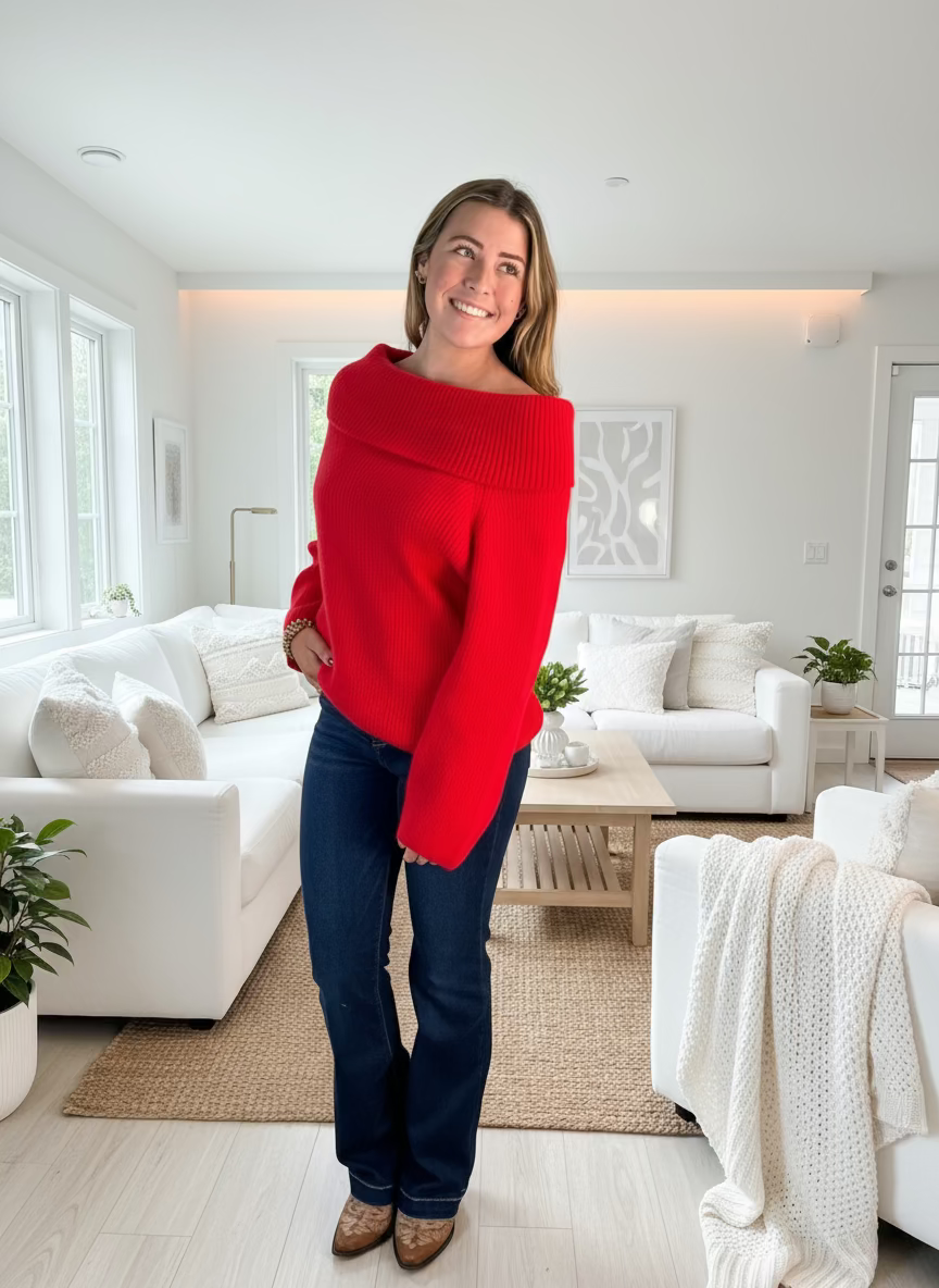 Maggie Off Shoulder Pullover