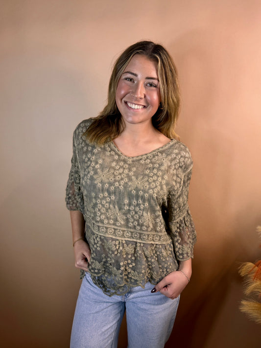 MaryAnn Lace Top