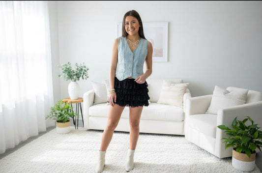 Lacy Mini Skirt Skort