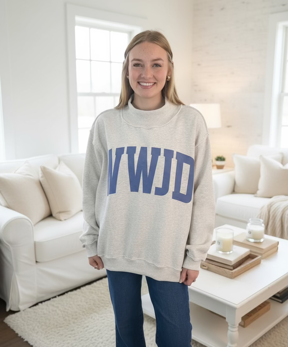 Rev AMEN/WWJD Mock Sweatshirt