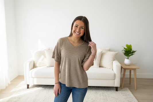 Tiff  Ruffle Sleeve