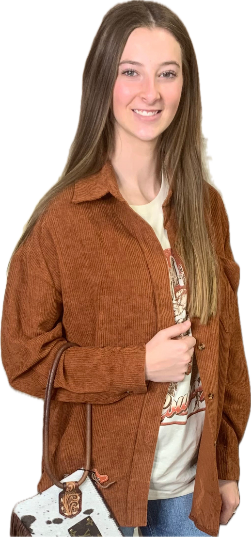 The Beth Corduroy Shacket