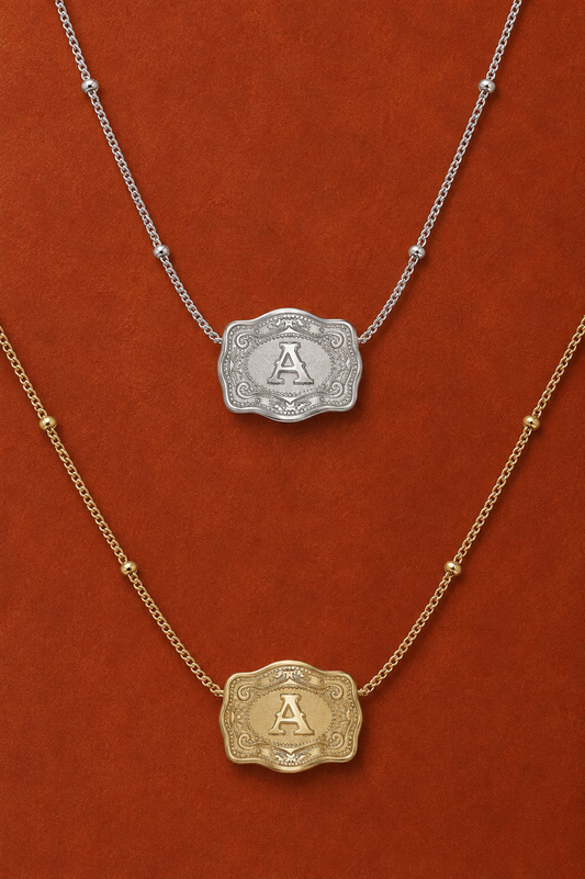 Belt Buckle Necklace