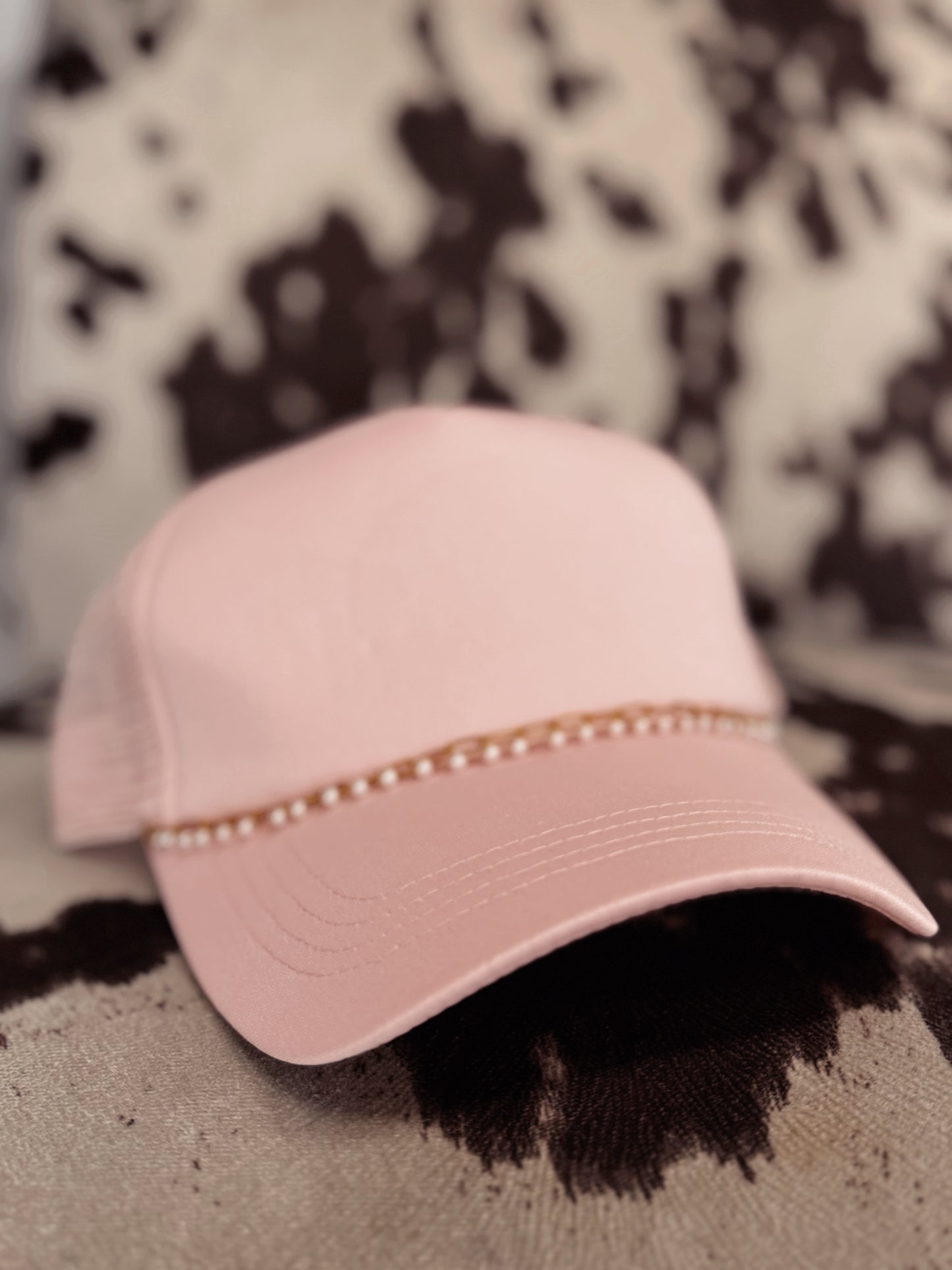 Mesh Pearl Trucker Hat