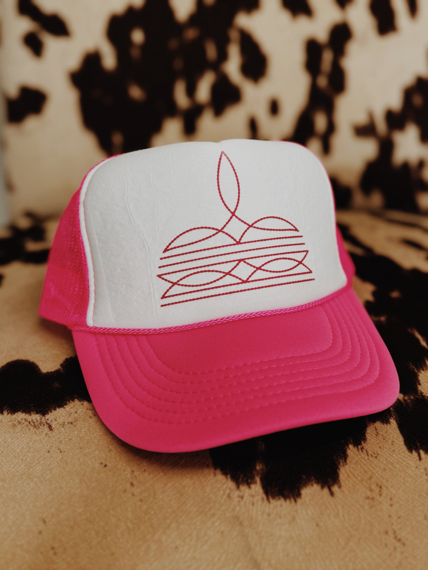 Boot Stitch Trucker Hat