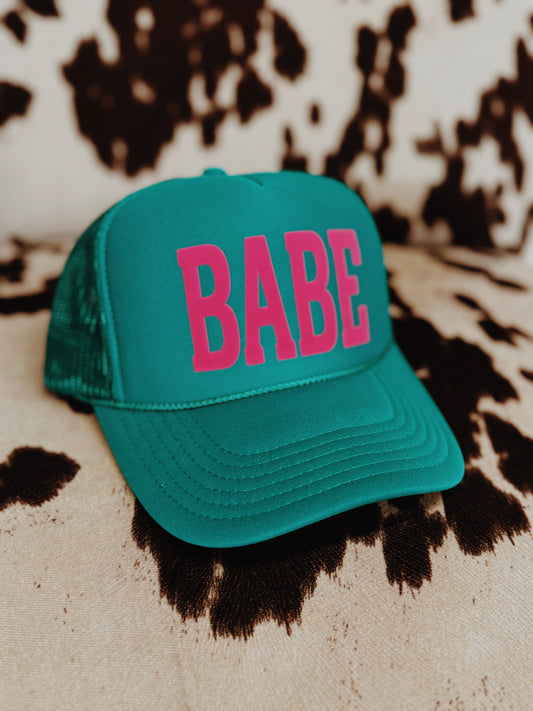 Babe In Pink Trkr Cap