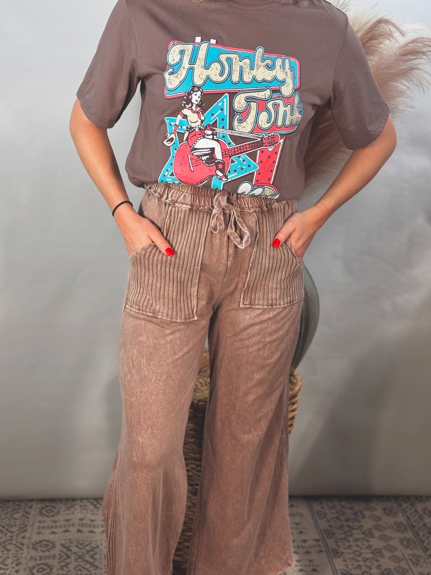 Espresso Wide Leg Pant
