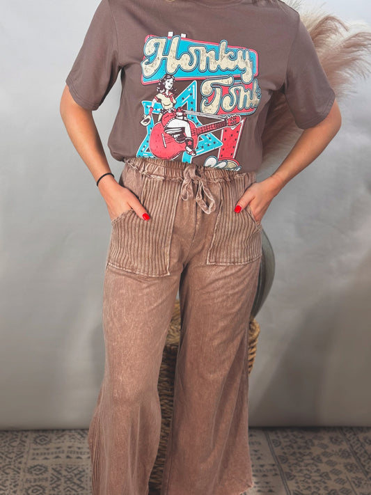 Espresso Wide Leg Pant